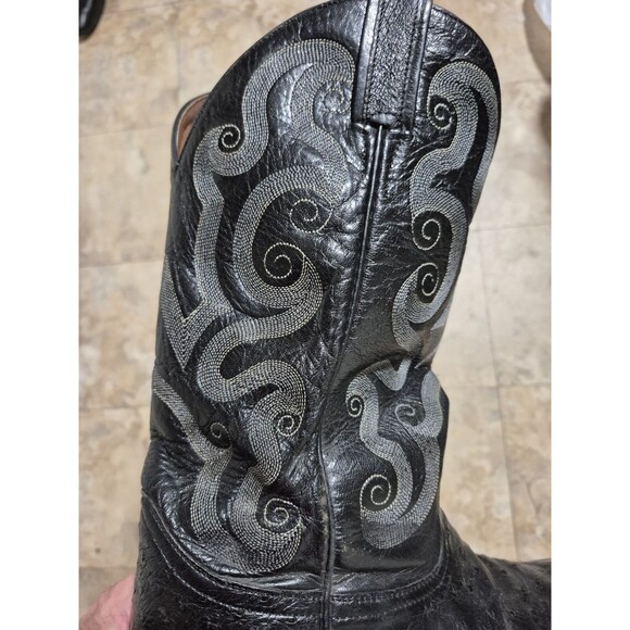 Remington Black Men’s Ostrich Size 10 D Cowboy Boots Pre-Owned main image 8